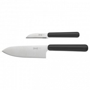 FRDUBBLA, набор ножей из 2 частей, серый