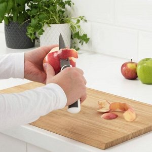 ÄNDLIG, Набор ножей из 3 предметов, светло-серый/белый