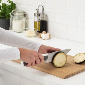 ÄNDLIG, Набор ножей из 3 предметов, светло-серый/белый