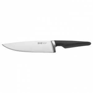 VRDA, поварской нож, черный, 20 см,