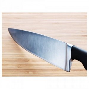 VRDA, Кухонный нож, черный, 20 см