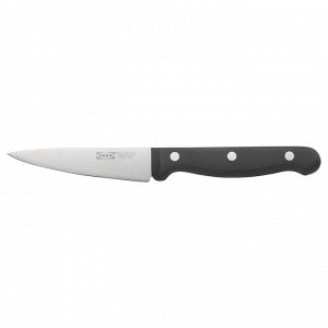 VARDAGEN, нож для чистки овощей, темно-серый, 9 см