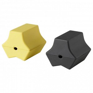 HAVSKÅL, 2 предмета, USB-якорь, черный/желтый