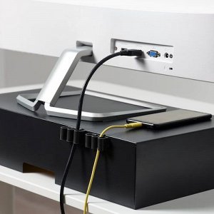 KALKSTUFF, Держатель для кабеля, комплект из 3 штук, темно-серый