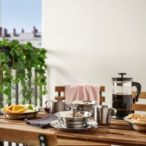 GRILLTIDER, Кружка, нержавеющая сталь, 330 мл/ 2 шт