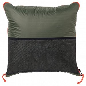FLTMAL, подушка / стеганое одеяло, темно-зеленый, 190x120 см