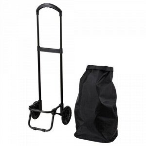 RADARBULLE, тележка с сумкой , черная, 33x24x68 см / 38 л,