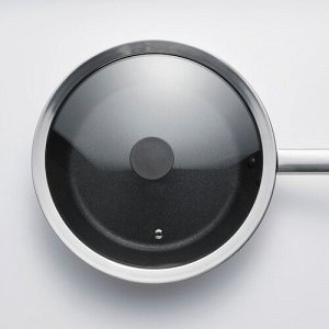 KLOCKREN, крышка для сковороды, стеклянная, 25 см,