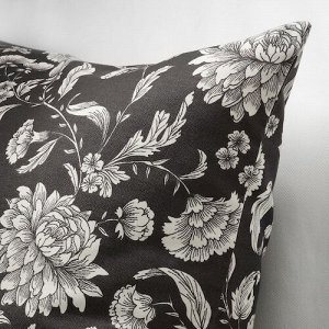 IDALINNEA, Чехол для подушки, антрацит, 50х50 см