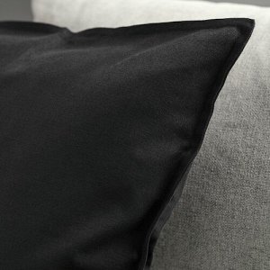 GURLI, чехол для подушки, черный, 50x50 см,
