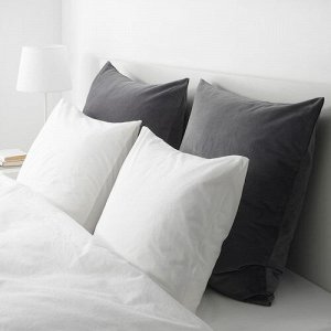 SANELA, чехол для подушки, темно-серый, 65x65 см,
