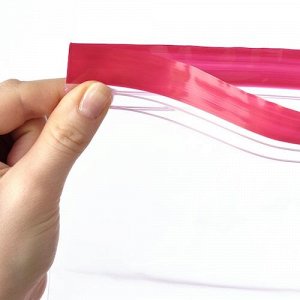 ISTAD, закрывающийся пакет, красно-розовый с рисунком, 2,5 / 1,2 л,