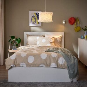 FJLLMIL / HEMMA, подвесной светильник, белый, 33 см,