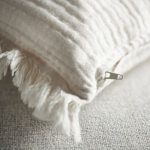 VALLKRASSING, чехол для подушки, серый, 50x50 см,
