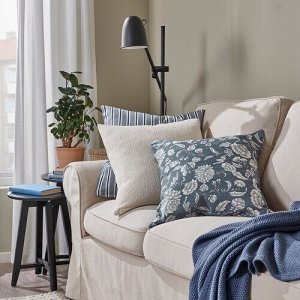 IKEA IDALINNEA, чехол для подушки, темно-серо-синий, 50x50 см