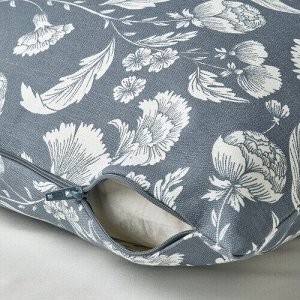 IDALINNEA, чехол для подушки, темно-серо-синий, 50x50 см