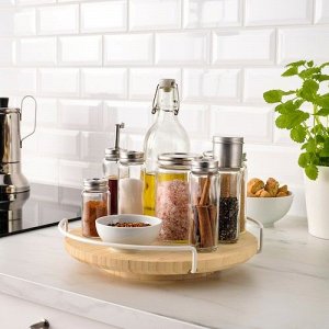 APTITLIG, Вращающаяся подставка , бамбуковый, 28 см