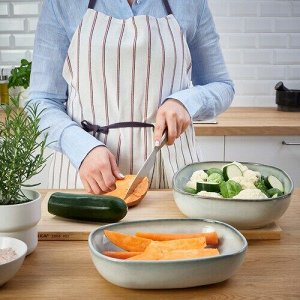 GLADELIG, Форма для запекания, набор из 2 предметов, серая