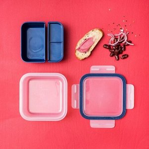 IKEA 365+, вкладыш для контейнера для продуктов, набор из 2 штук, темно-синий