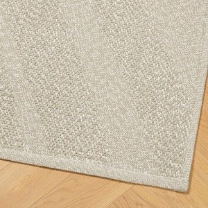 FULLMAKT, коврик из плоской ткани, внутренний / уличный, бежевый / меланжевый, 200x300 см,