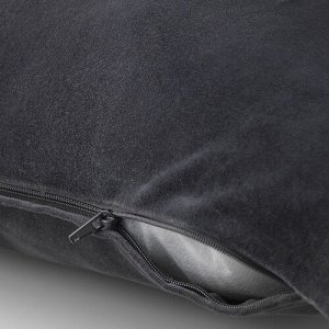 SANELA, чехол для подушки, темно-серый, 50x50 см