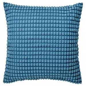 SVARTPOPPEL, чехол для подушки, синий, 65x65 см