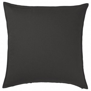 GURLI, чехол для подушки, темно-серый, 65x65 см