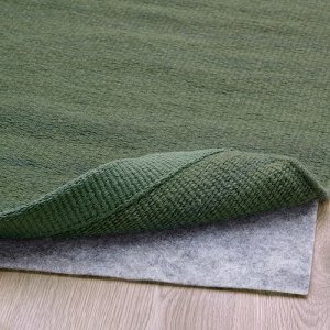 TIDTABELL, коврик, плоская ткань, зеленый, 80x150 см