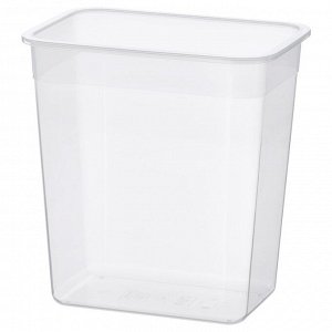 IKEA 365+, контейнер для пищевых продуктов, прямоугольный / пластиковый, 4,2 л,
