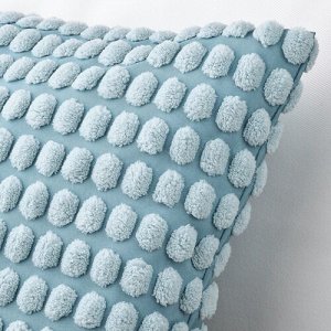 SVARTPOPPEL, чехол для подушки, бледно-голубой, 50x50 см