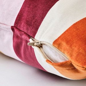 VATTENVN, чехол для подушки, розовый в полоску, 50x50 см,