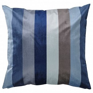 VATTENVN, чехол для подушки, синий в полоску, 50x50 см,