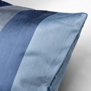 VATTENVN, чехол для подушки, синий в полоску, 50x50 см,