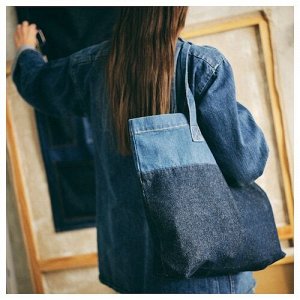 MVINN, сумка, синяя, 34x35 см