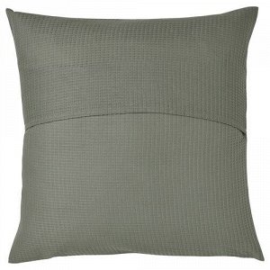 IKEA EBBATILDA, чехол для подушки, светло-серо-зеленый, 50x50 см