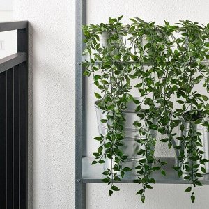 ФЕЙКА, искусственное растение в горшке, в помещении/ на открытом воздухе / подвесное, 9 см