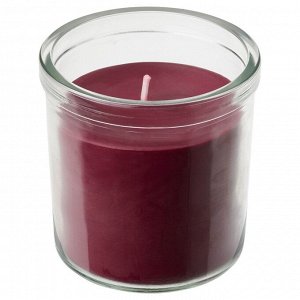 STRTSKN, ароматическая свеча в стекле, Ягодно-красная, 40 гр.,