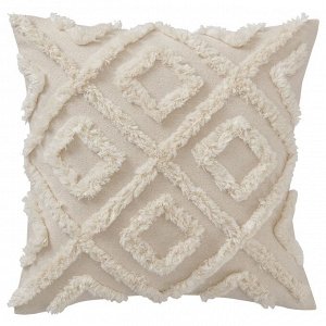 EKGULDMAL, чехол для подушки, натуральный геометрический рисунок, 50x50 см