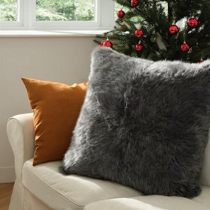 KRKKRASSING, чехол для подушки, светло-серый, 65x65 см