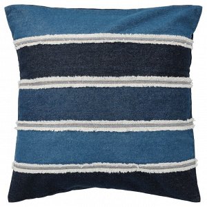 IKEA MVINN, чехол для подушки, синий, 50x50 см