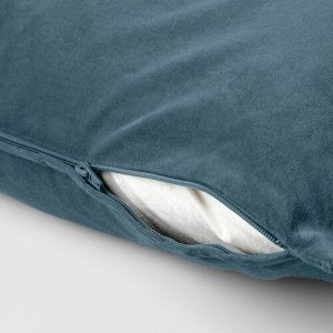 SANELA, чехол для подушки, темно-синий, 50x50 см