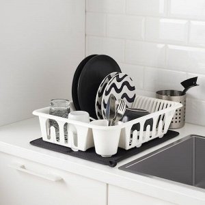 NYSKLJD, коврик для сушки посуды, темно-серый, 44x36 см