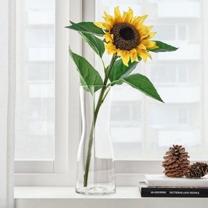 СМЫЧКА, искусственный цветок, подсолнух желтый, 51 см