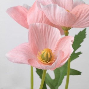 SMYCKA, Искусственный цветок, внутри/на улице/Розовый как мак, 27 см