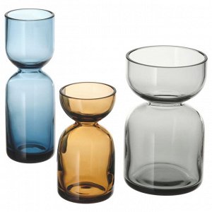 ДАКСЮС, ваза, набор из 3 предметов, смешанные цвета