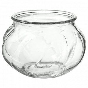 IKEA VILJESTARK, ваза, прозрачное стекло, 8 см