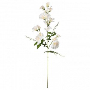 СМЫЧКА, искусственный цветок, Душистый горошек/ белый, 60 см