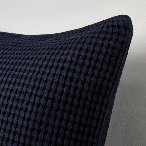 VRELD, чехол для подушки, черно-синий, 50x50 см