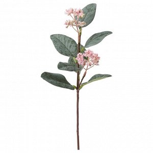 СМЫЧКА, искусственный цветок, эвкалипт/ розовый, 30 см