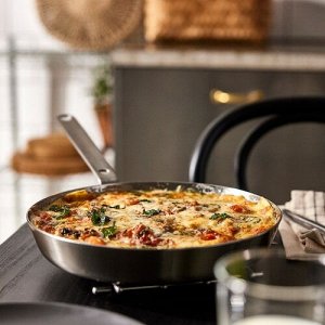 HEMKOMST, сковорода для жарки, нержавеющая сталь, 28 см,